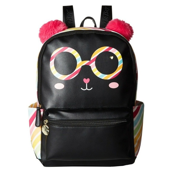 Betsey Johnson Handbags - Betsey Johnson RAINBOW KITTY BACKPACK